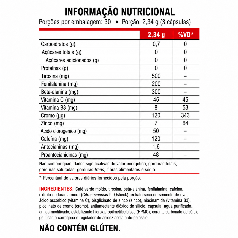 Termo Plus Suplemento Alimentar 90 Cápsulas de 650MG Vitafor