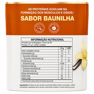 Whey Protein WPC Pouch 900g Baunilha Vitafor