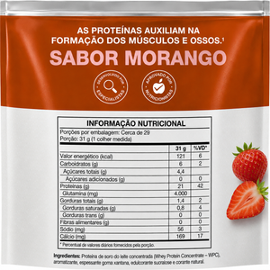 Whey Proteins WPC Pouch 900g Morango VItafor