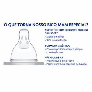 Mamadeira Easy Active tm 4+Meses Cores MAM
