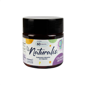 Colágeno Artiflex com Acido Hialurônico 60 Cápsulas Naturalis