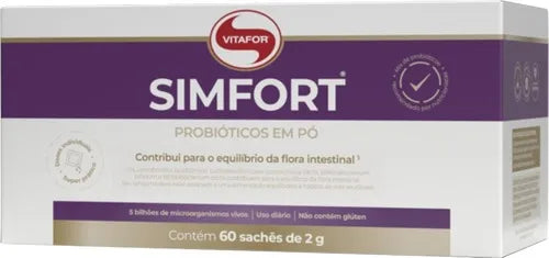 Probiótico em Pó Simfort cx c/60 Sachês 2g Vitafor