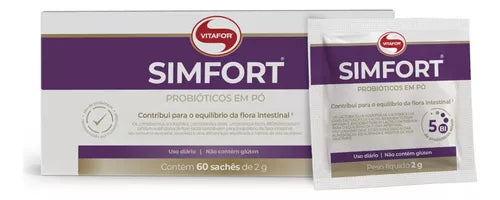 Probiótico em Pó Simfort cx c/60 Sachês 2g Vitafor