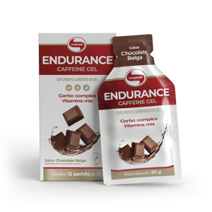 Endurance Caffeine Gel Suplemento Alimentar em Gel 12 Sachês de 30g cada - Vitafor