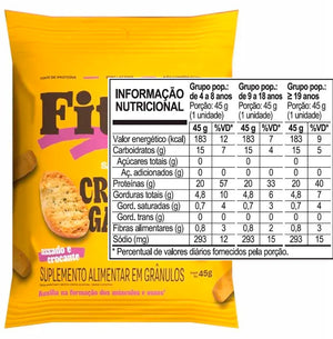 Cripy Garlic (alho) 45g Fitzei Snacks