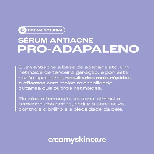 Sérum Facial Antiacne Adapelanato 0.5 30ml Creamy