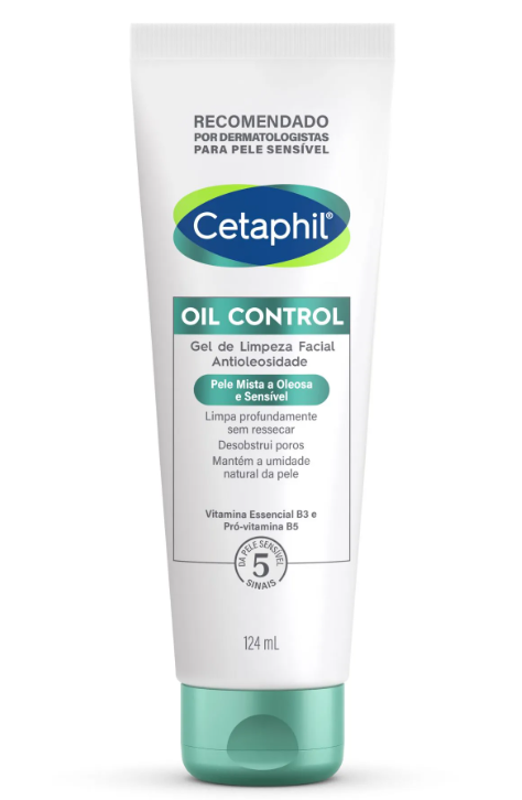 Gel de Limpeza Facial Antioleosidade Oil Control Cetaphil 124ml
