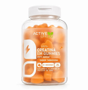Creatina Gummy Sabores Frasco Com 30un Active Life