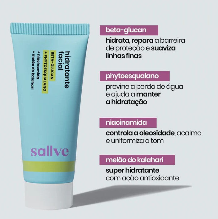 Hidratante Facial 40g Sallve