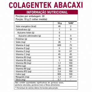 Colagentek Suplemento Alimentar em Pó 300g Vitafor