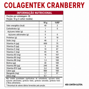Colagentek Suplemento Alimentar em Pó 300g Vitafor