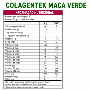 Colagentek Suplemento Alimentar em Pó 300g Vitafor