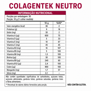 Colagentek Suplemento Alimentar em Pó 300g Vitafor
