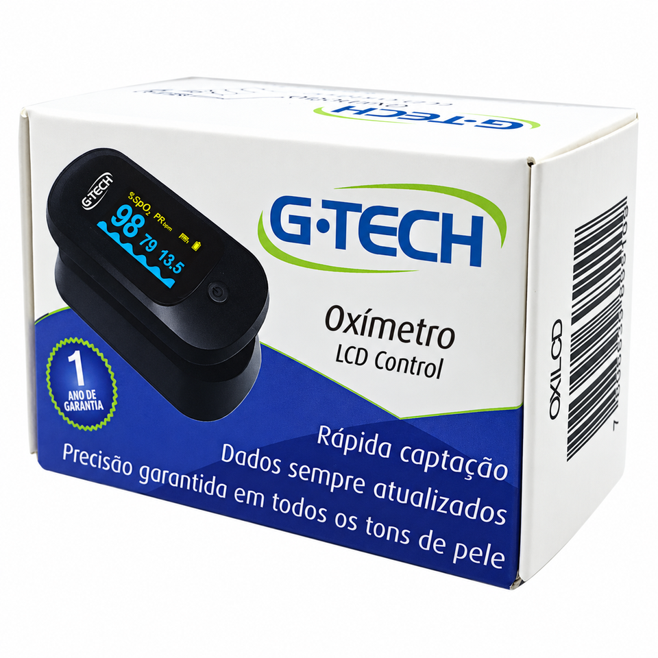 Oxímetro LCD Control G-tech