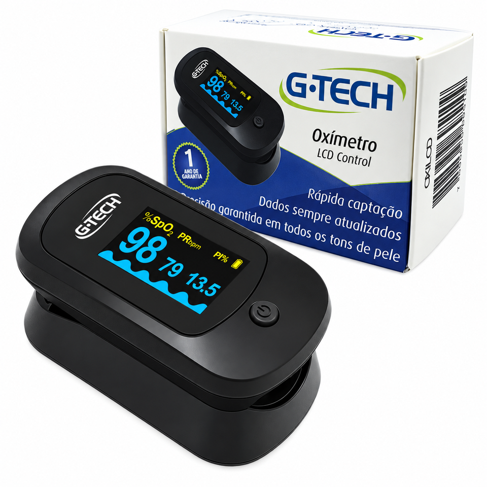 Oxímetro LCD Control G-tech