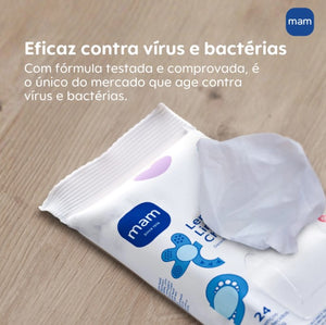 Lenço Limpa Chupetas 24Un MAM