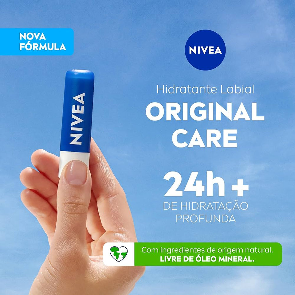 Lip Care Hidratante Labial Essential Care 4,8g Nivea