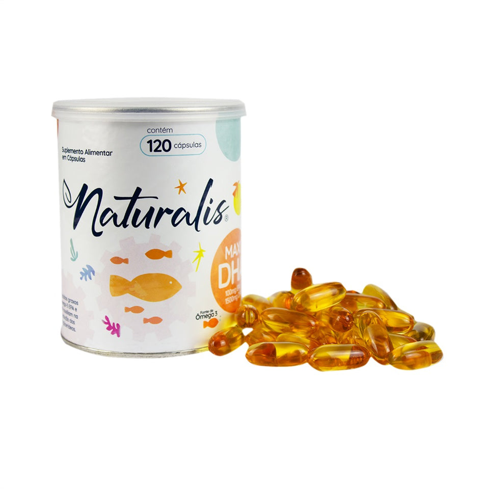 Ômega 3 Maxi DHA 120 Cápsulas Naturalis