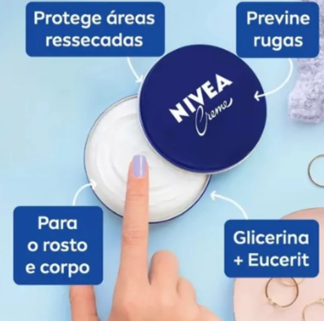 Creme Hidratante Lata 56g Nivea