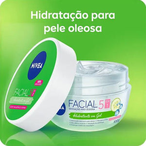 Facial Creme Hidratante 5 em 1 Gel Pote 100g Nivea