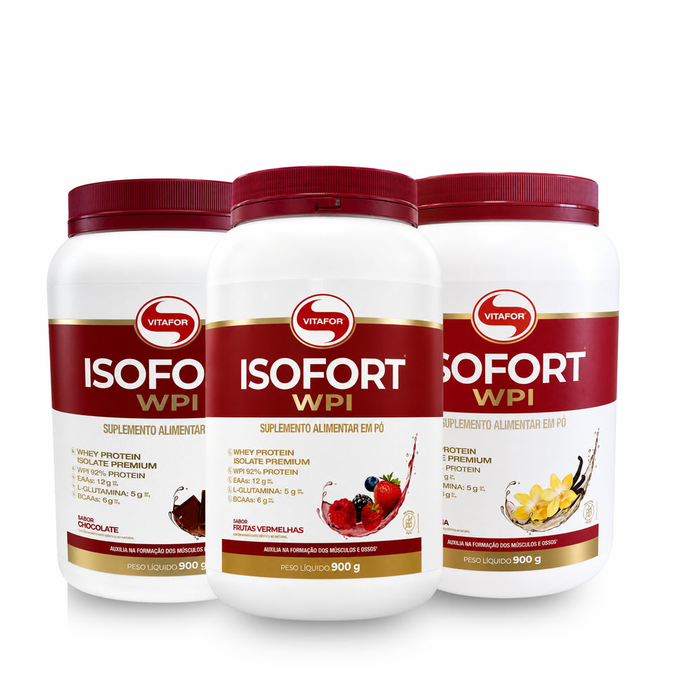 Isofort WPI Sabores Pote 900g Vitafor