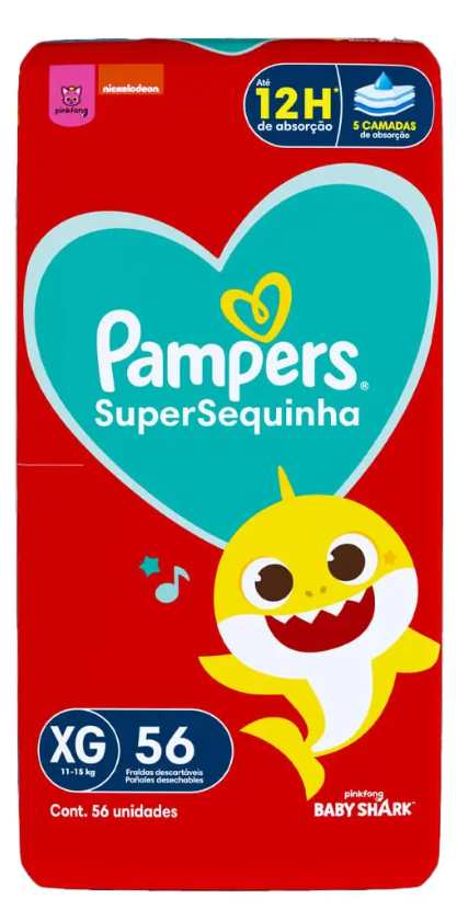 Fralda Descartável Supersequinha Tamanhos Pampers