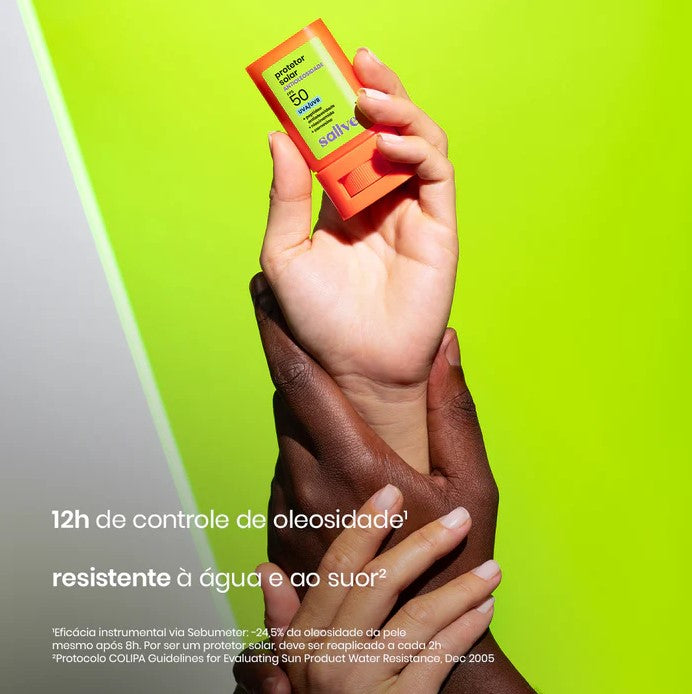 Protetor Solar Bastão Antioleosidade 15g Sallve