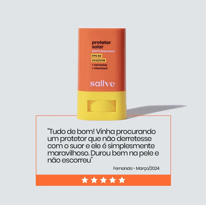 Protetor Solar Bastão FPS 60 Sallve