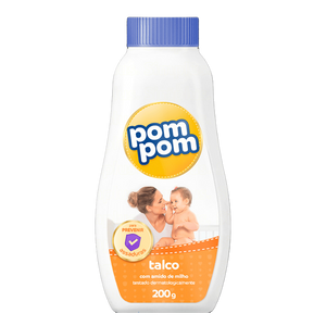 Talco Infantil 200g Pom Pom