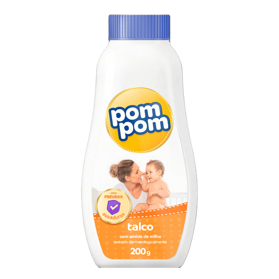 Talco Infantil 200g Pom Pom