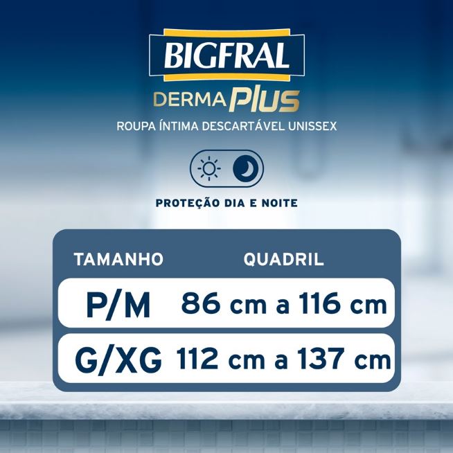 Bigfral Pants Premium Tam. P/M c/16 un.