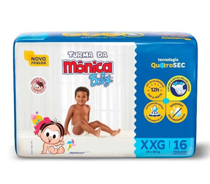 Turma da Mônica Fralda Jumbo Tamanhos