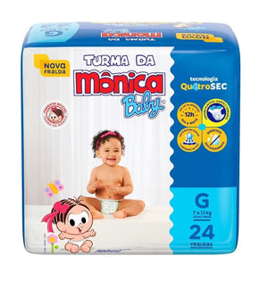 Turma da Mônica Fralda Jumbo Tamanhos