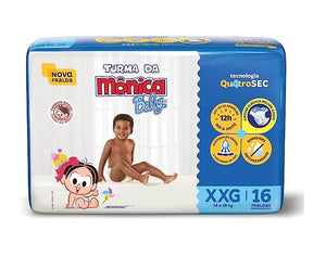 Turma da Mônica Fralda Jumbo Tamanhos