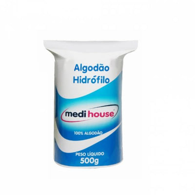 Algodão Hidrófilo 500g Rolo Medi-House