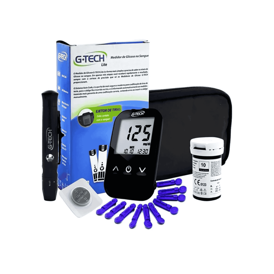 Aparelho Medidor de Glicose Lite G-Tech