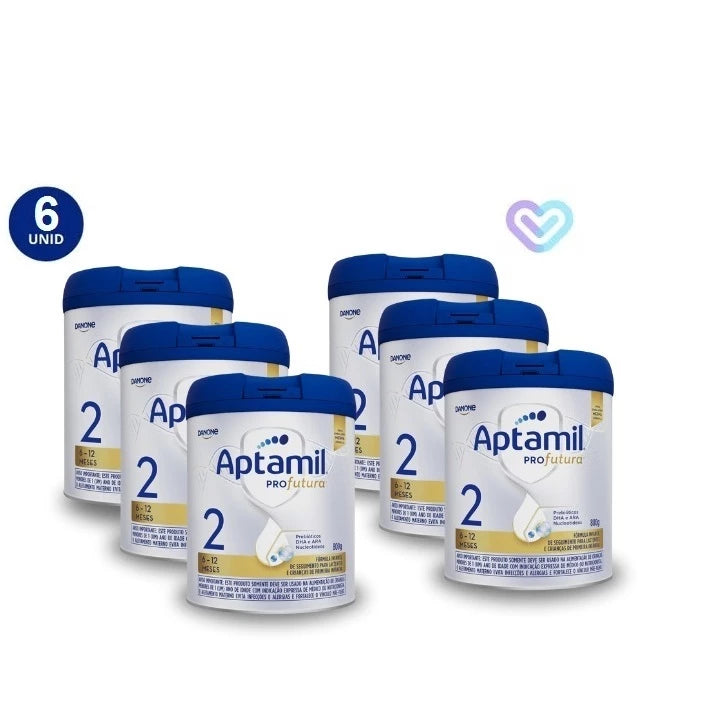 Kit 6x Aptamil Profutura 2 Lata 800g Danone