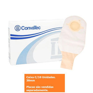 Surfit Plus Bolsa p/ Colostomia Drenável Opaca 38mm (cx. c/10 un) Convatec