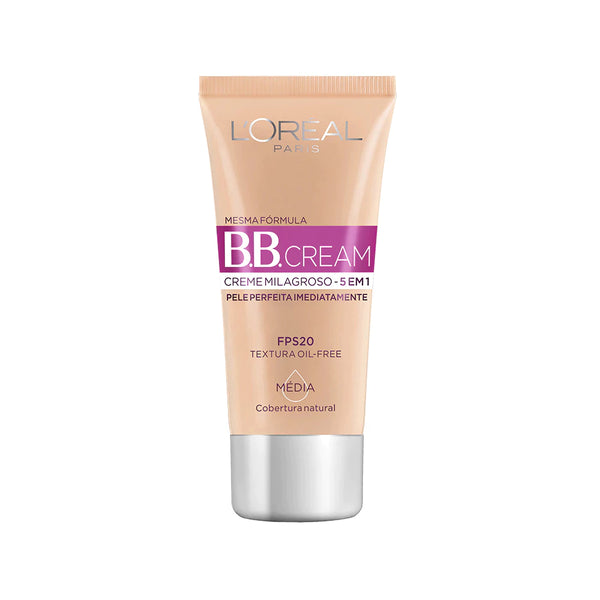 Creme Milagroso BB Cream Base Média 30ml FPS20 L'Oréal Paris