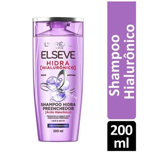 Kit Hidra Hialurônico Elseve L'Oréal Paris - Shampoo 200ml + Condicionador 200ml + Creme de Tratamento 300g
