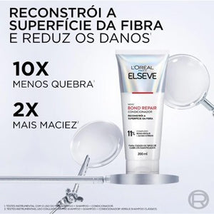 Kit Elseve Bond Repair - Pré Shampoo 200ml + Shampoo 200ml + Condicionador 200ml