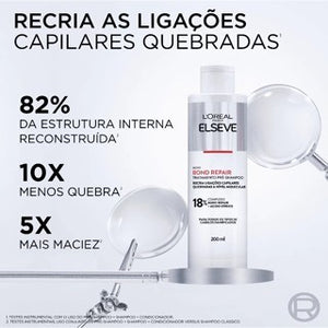 Kit Elseve Bond Repair - Pré Shampoo 200ml + Shampoo 200ml + Condicionador 200ml