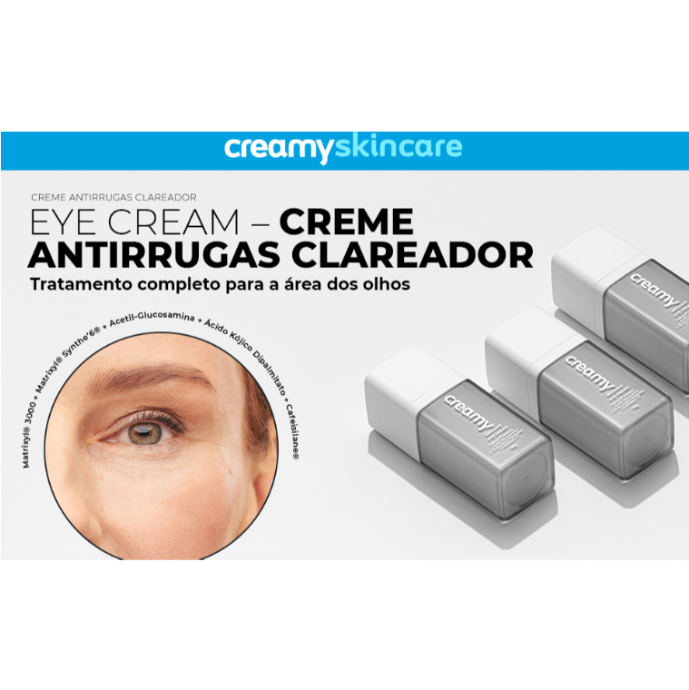 Antirrugas Clareador Eye Cream 15g Creamy