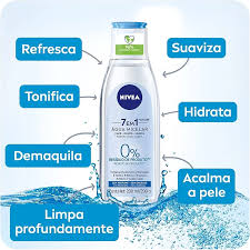 Água Micelar Facial 7 em 1 Refrescante s/ Perfume 200ml Nivea