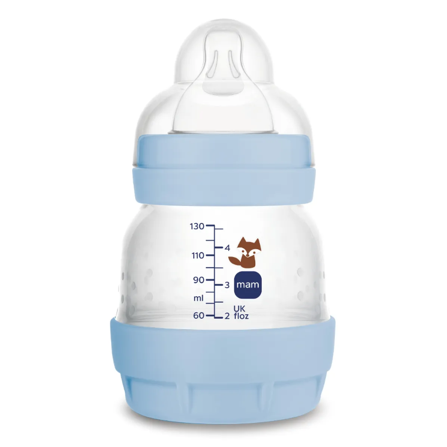 Mamadeira Easy Start Anticólica Cores 130ml MAM
