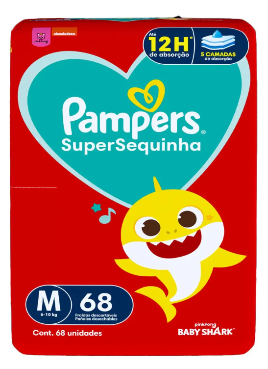 Fralda Descartável Supersequinha Tamanhos Pampers