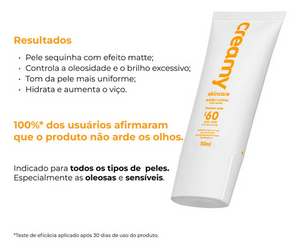 Protetor Solar Fps 60 Toque Seco 50ml Creamy