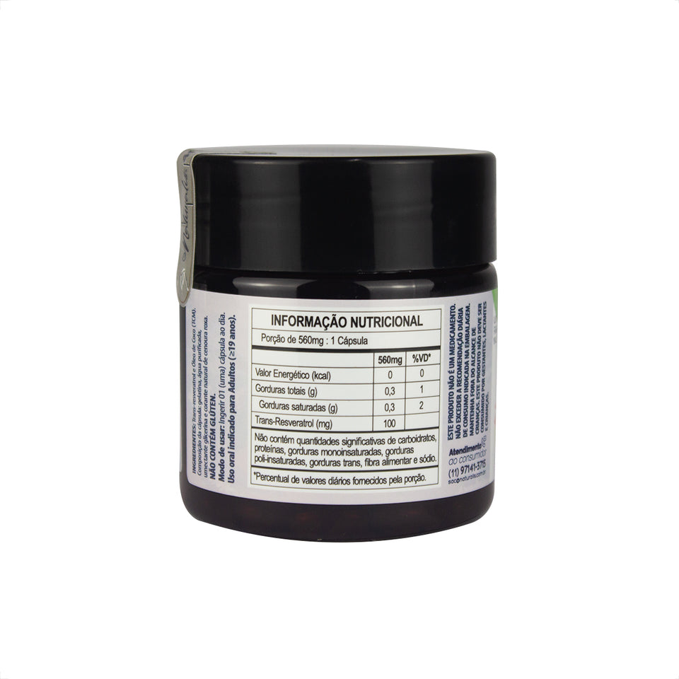 Resveratrol 30 Cápsulas Naturalis