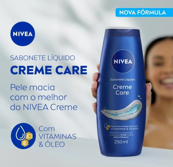 Sabonete Líquido Creme Care 250ml Nivea