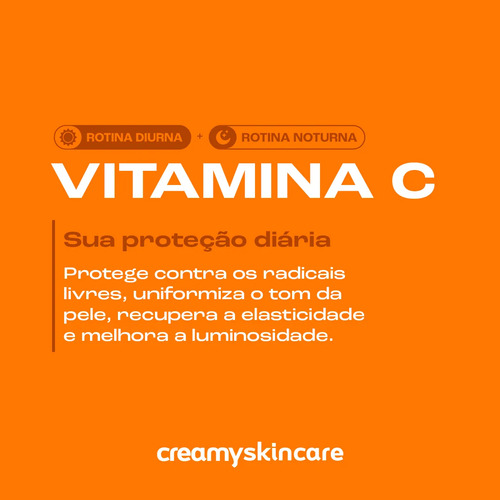 Sérum Facial Antioxidante  Vitamina C 30ml - Creamy